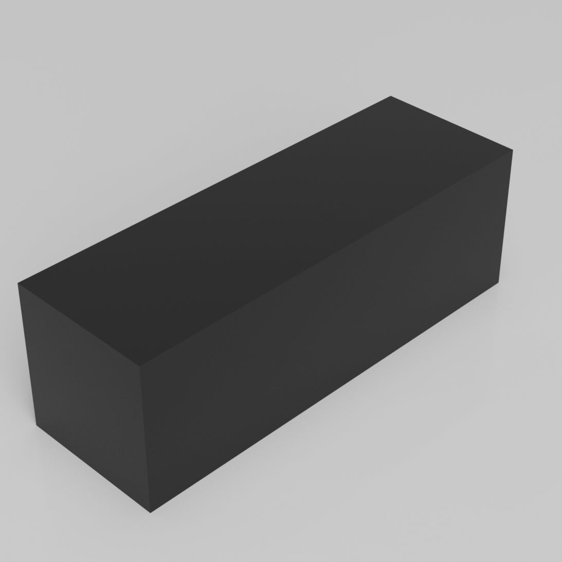 Machinable Wax Rectangular Block Front View 2 Inch by 2 Inch by 6 Inch