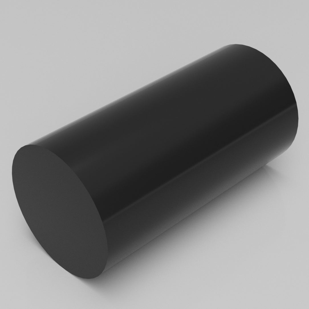Machinable Wax Cylinder Bar Front View 3 Inch by 6 Inch
