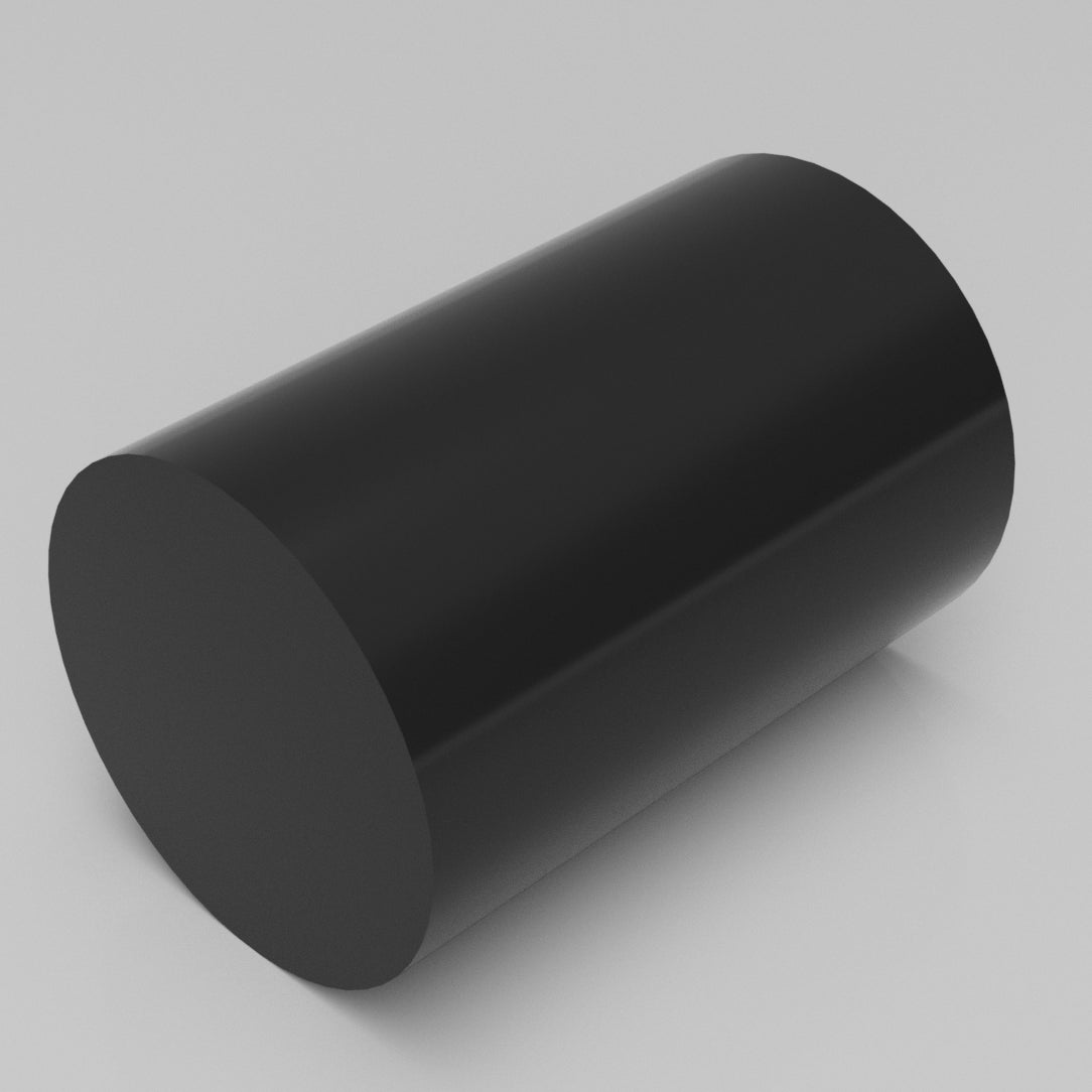 Machinable Wax Cylinder Bar Front View 4 Inch by 6 Inch
