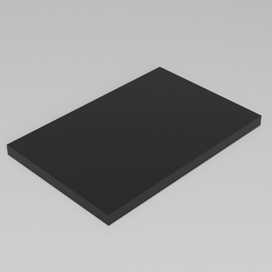 Machinable Wax Rectangular Block Front View 1 Inch by 12 Inch by 18 Inch