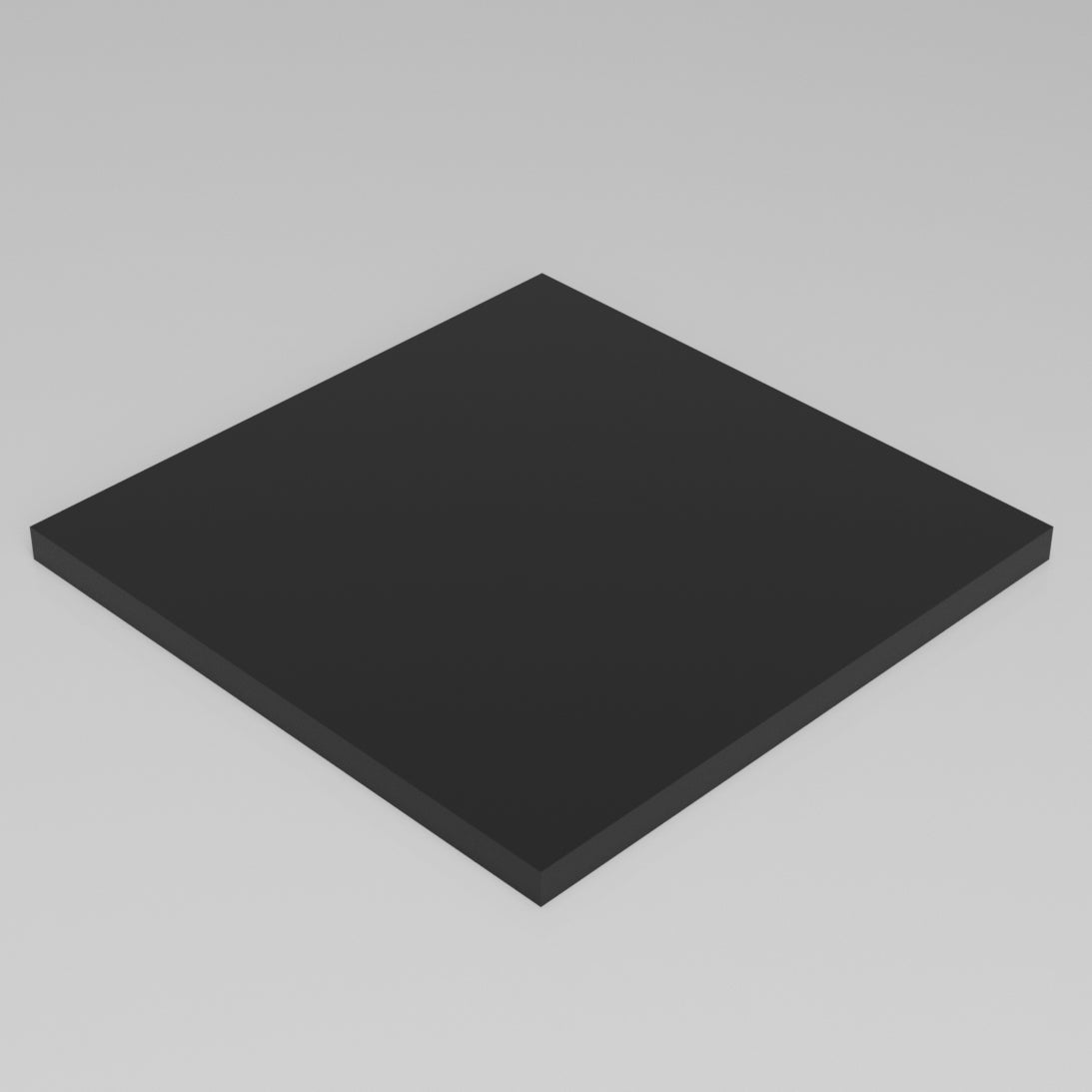 Machinable Wax Rectangular Block Front View 1 Inch by 18 Inch by 18 Inch