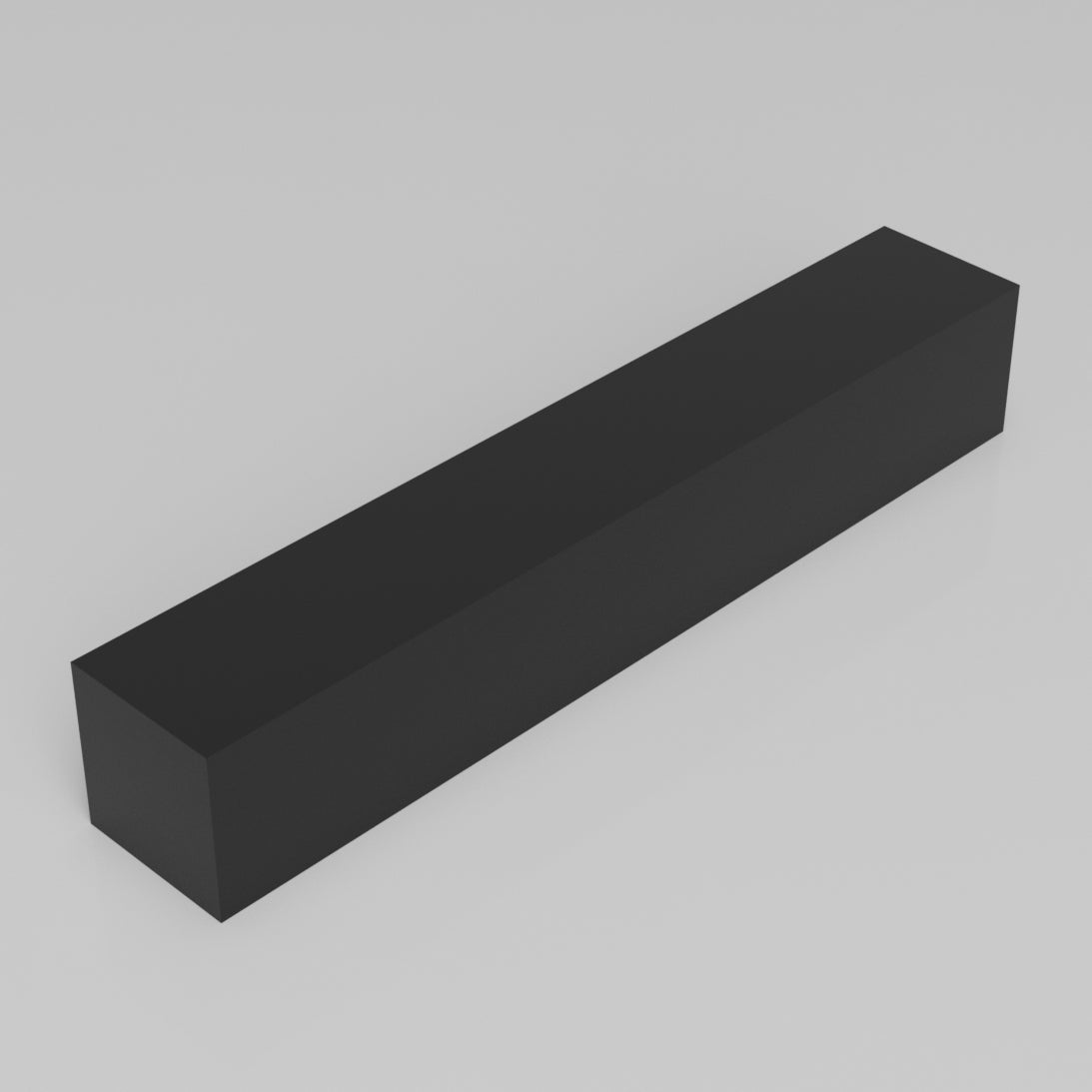 Machinable Wax Rectangular Block Front View 2 Inch by 2 Inch by 12 Inch