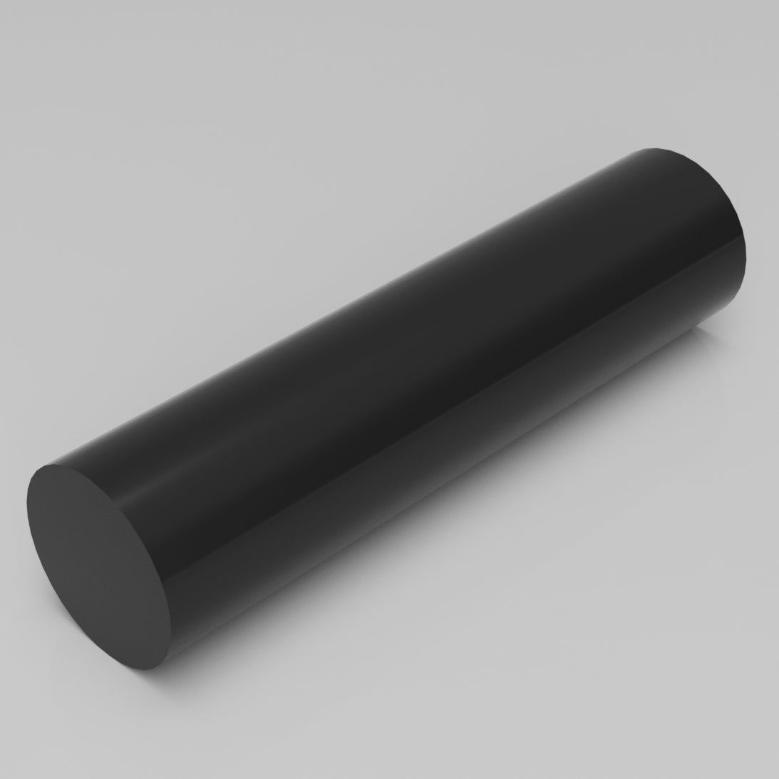 Machinable Wax Cylinder Bar Front View 3 Inch by 12 Inch