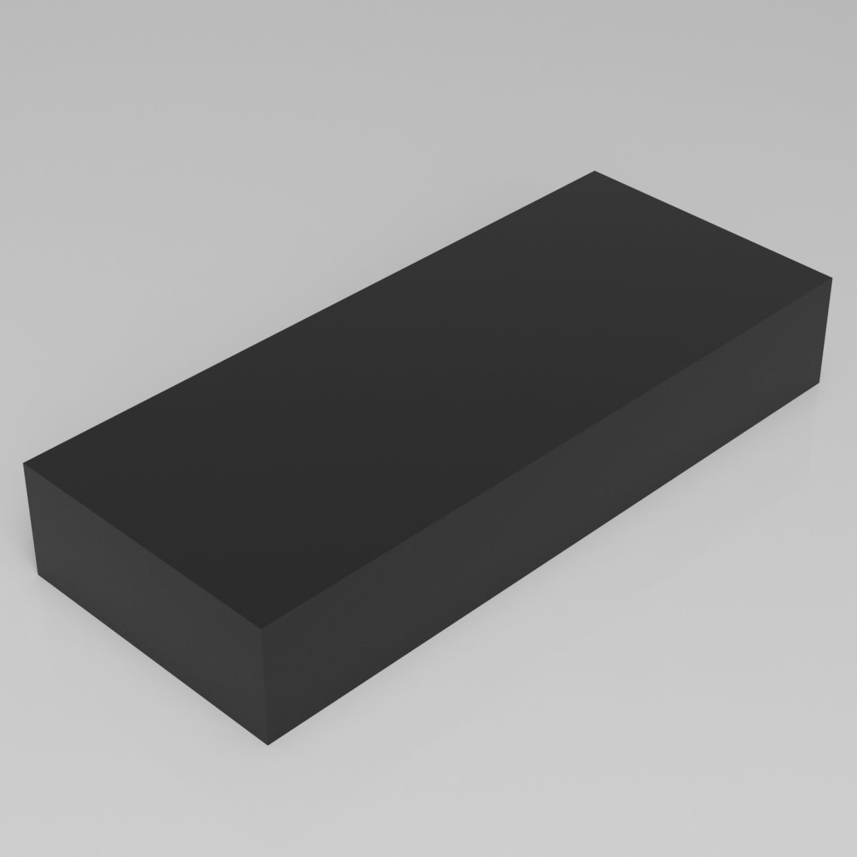 Machinable Wax Rectangular Block Front View 4 Inch by 10 Inch by 24 Inch