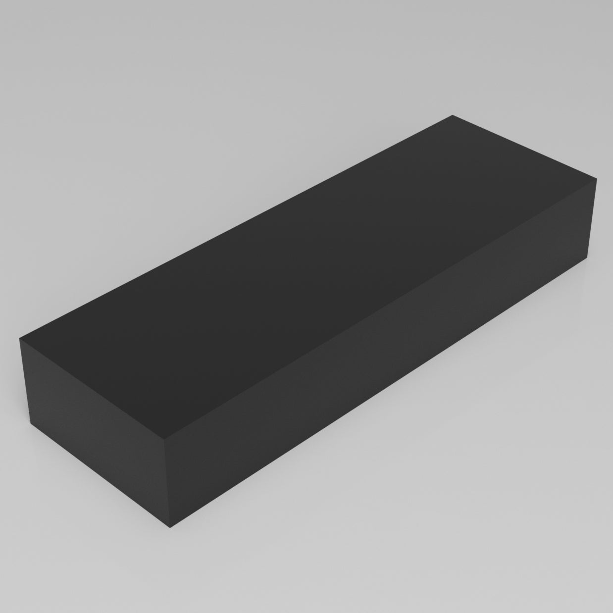 Machinable Wax Rectangular Block Front View 4 Inch by 8 Inch by 24 Inch